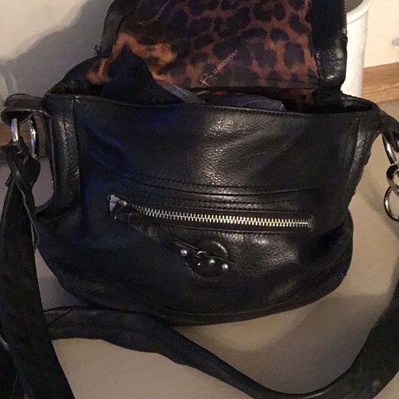 B Makowsky Leather Crossbody - Picture 2 of 6